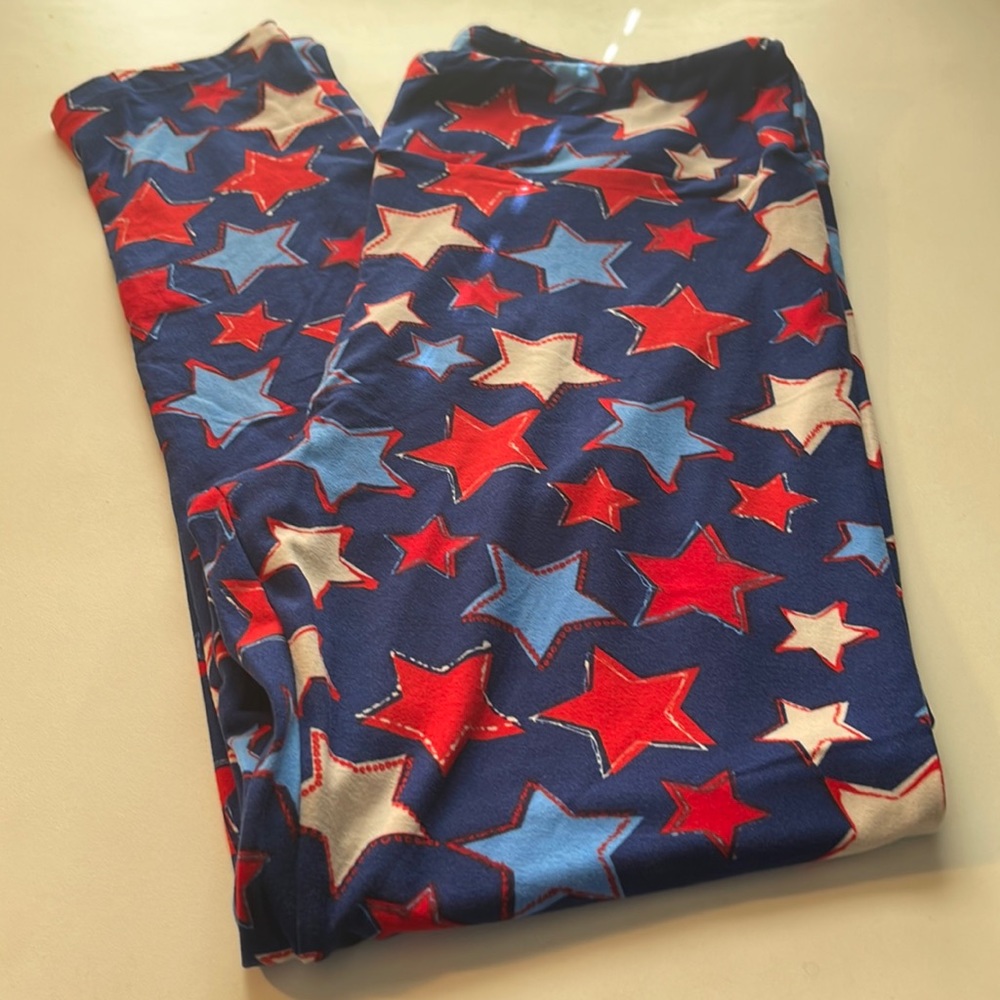 LulaRoe tc 4th of July leggings